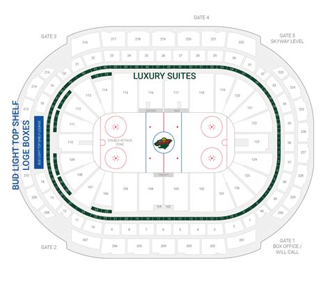 Xcel Energy Center Seating Hockey | Cabinets Matttroy