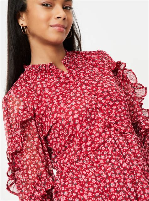 Buy Girls Ditsy Floral Print Tiered Dress Online at just Rs. 699.0 ...