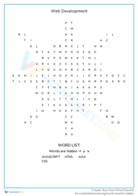 Image result for Computing Science Web Development Worksheet