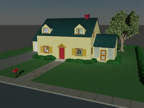 3ds Griffin House Family Guy