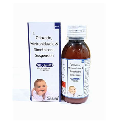 Ofloclar MS - Ofloxacin, Metronidazole & Simethicone Suspension ...