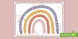 Rainbow Alphabet Arc (teacher made) - Twinkl
