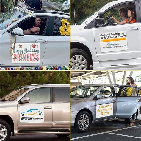 Buy Vehicles Magnet Sheet, Vinyl Blank Magnetic Sign Paper for Car Door ...