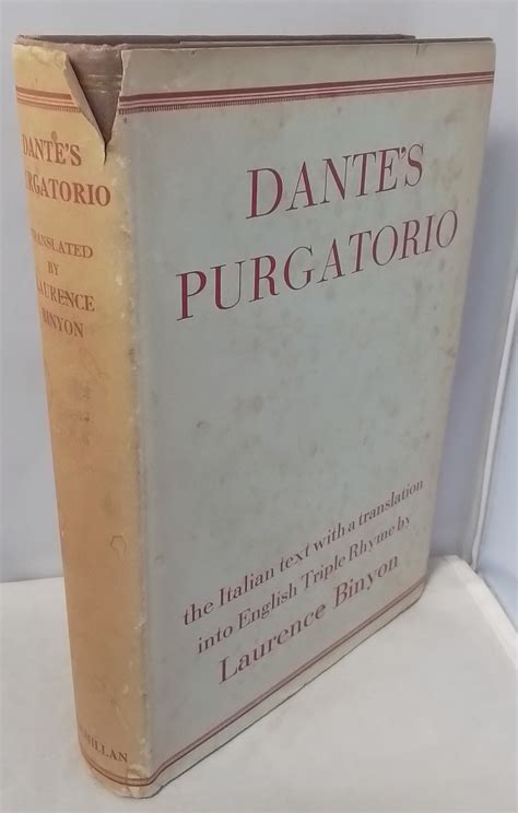 Dante's Purgatorio. With a Translation into English Triple Rhyme by ...