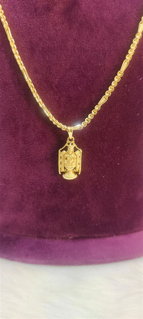 1 gram balaji pendant chain – Paanchajanya Jewels