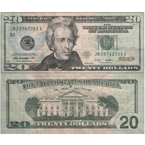 Billete de 20 dolares Modelo 3D $10 - .obj .3ds .max .c4d - Free3D