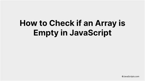 Image result for Empty Array JavaScript