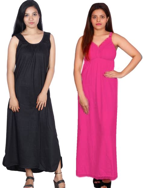 Buy Rylie Womens Hosiery Cotton Full Length Camisole, Long Inner wear ...