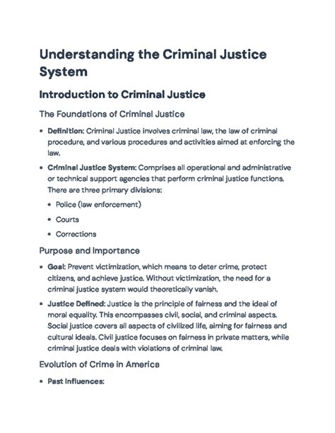 Understanding the Criminal Justice System: Processes & Models Overview ...