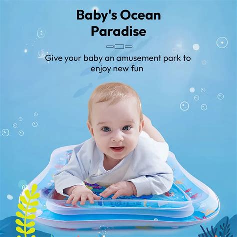 Buy Rectangle Water Playmat for Babies, Leak-Proof Soft Playmat