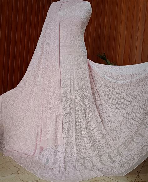 Ruhani Chikankari wedding lehenga