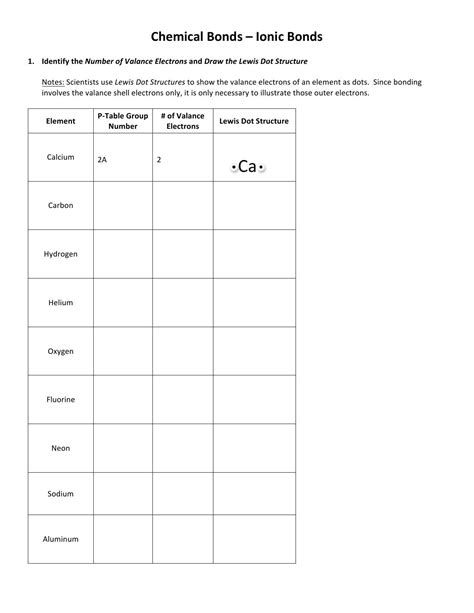 Lewis Diagram Practice Worksheet | dev.onallcylinders.com