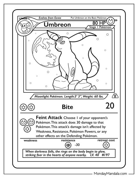 20 Pokemon Card Coloring Pages (Free PDF Printables)