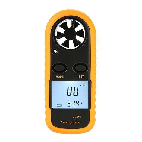ADEPT Digital Anemometer Wind-Speed Gauge Meter LCD Handheld Airflow ...