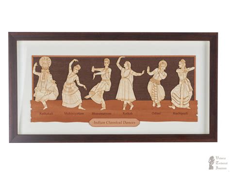 10" x 19" Indian Classical Dancing Form Wooden Patchwork Frame – VTI ...
