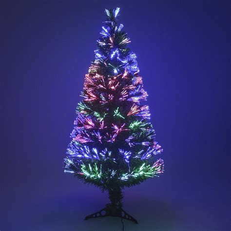4 Feet Tall, Premium Quality Imported Christmas Tree with Fiber Optic ...