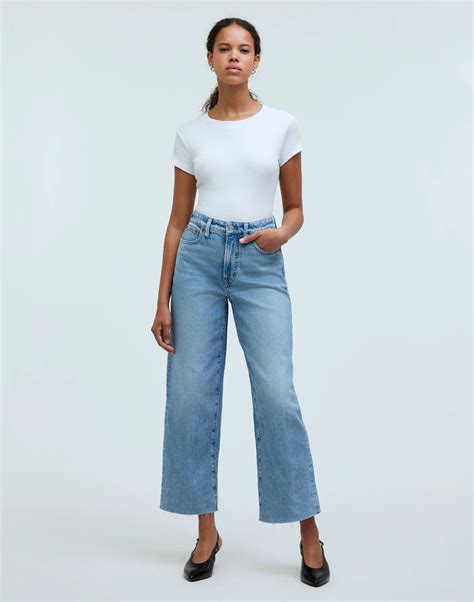 The Curvy Perfect Vintage Wide-Leg Crop Jean | Madewell