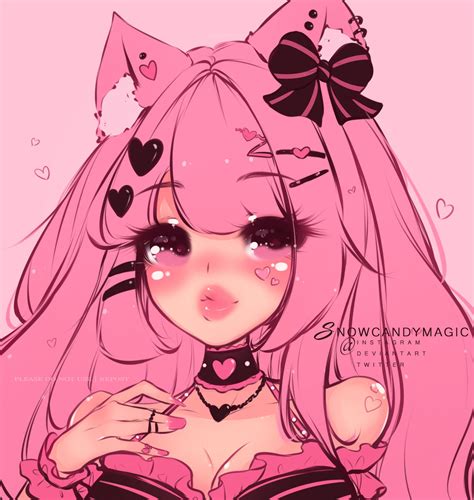 PinkKitty by Snowcandymagic on DeviantArt