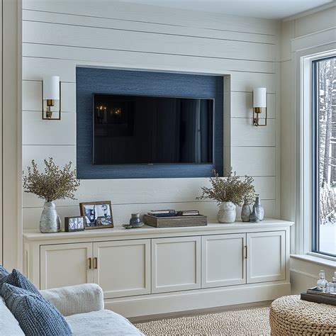 Shiplap TV Walls That Combine Modern with Rustic Warmth