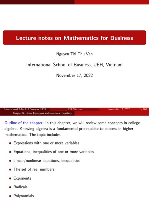 Image result for Maths for Management Lecture Notes