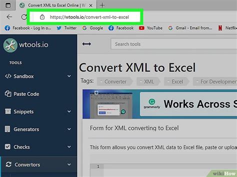 How to Convert XML File to Excel 的图像结果