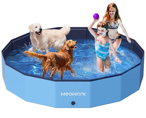 Snapklik.com : Meowant Foldable Dog Pools For Large Dogs, Hard Plastic ...