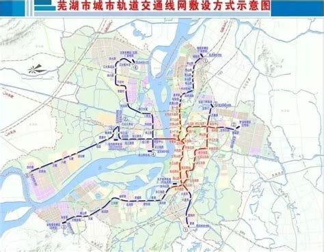 芜湖地铁 - 地铁线路图