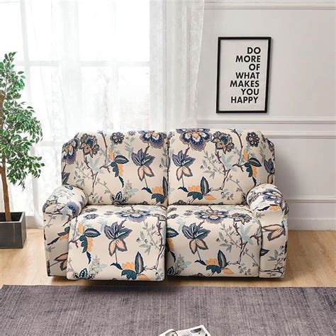 Stretch Reclining Couch Covers 2 Seater Loveseat Reclining Sofa Cover ...