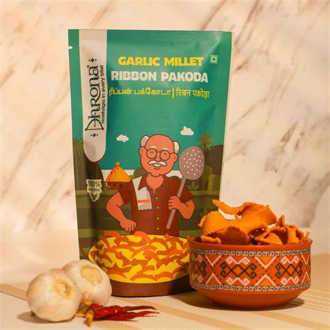 Garlic Millet Ribbon Pakoda - Enjoy the Garlicky Goodness! – Dhrona ...