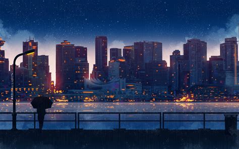 Anime Cityscape Wallpapers - Top Free Anime Cityscape Backgrounds ...