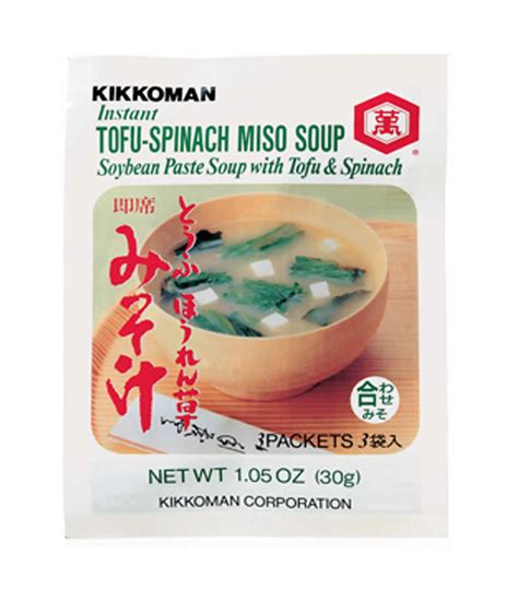 Kikkoman - Instant Tofu-Spinach Miso Soup 30g | Haisue