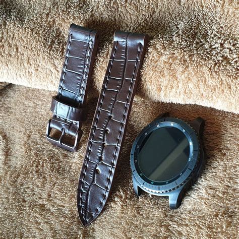 Samsung galaxy watch strap - Indianleathercraft