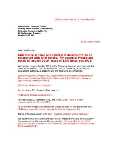 Image result for Potential Document Request Example