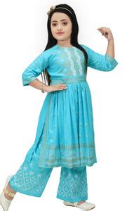ASLAM Girls Maxi/Full Length Casual Dress Price in India - Buy ASLAM ...