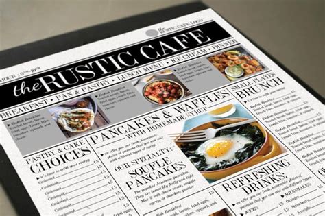 Image result for Rustic Modern Menu