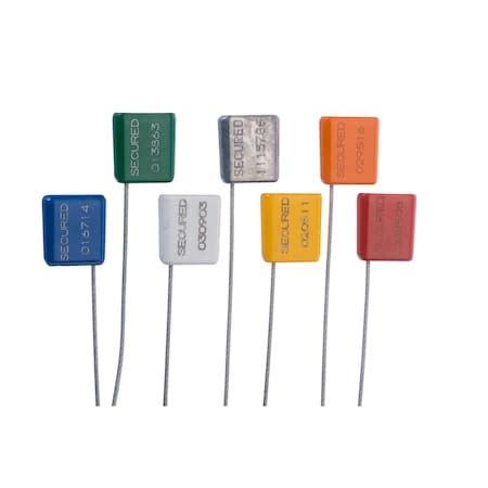 Dickey Mfg Co Sentry Cable Seal, Silver 1 in x 12 in, Laser Etched ...