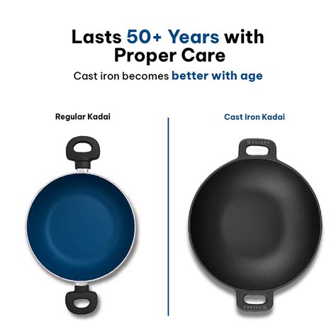 CrownStone Cast Iron Kadai