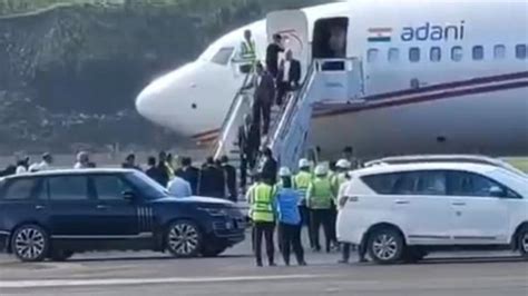Watch Video: Gautam Adani visits Navi Mumbai Airport in Maharashtra to ...