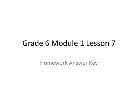 Module 6 Lesson 14 1st Grade 的图像结果