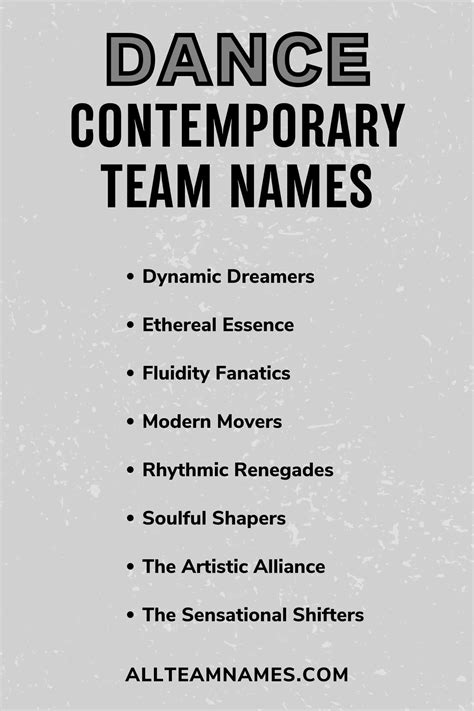 Whats Your Dancer Names 271 Dynamic Group Names For Dance Teams