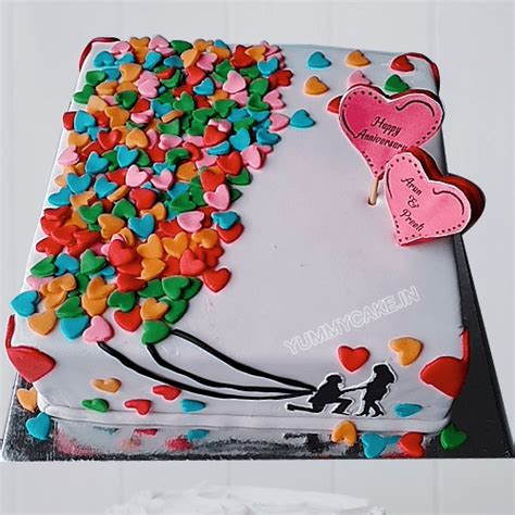 One Month Anniversary Cake Online Order | Yummycake