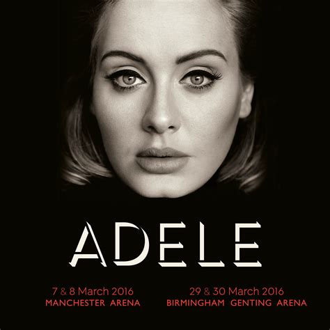 Pin by Gigs and Tours on Show & Tour Posters | Adele, Adele 25, Adele music
