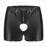 Syhzlz Boxer sexy pour hommes, avec ouverture dans la partie intime, en ...