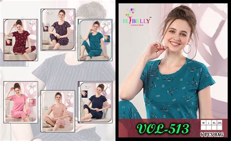 513 Belly Hosiery Sinker Capri Night Suits – Kavya Style Plus