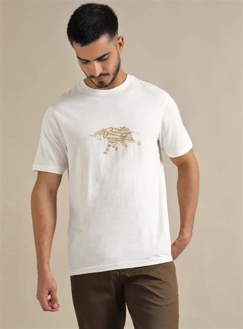 Buy Champagne Crew | Casual Offwhite Solid Polos & Tees for Men Online ...