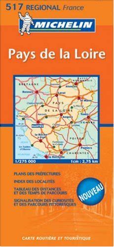 Buy Pays De La Loire: No.517 (Michelin Regional Maps) Book Online at ...