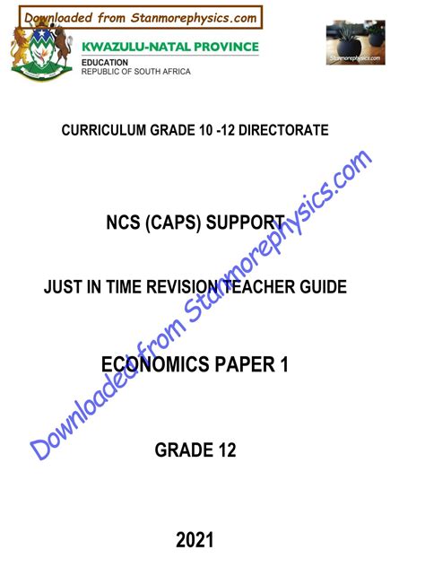 Image result for Economics Lessons Grade 12 Term 2