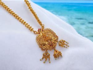 Royal Covering Latest Designed Goddess Lakshmi Long Dollar Chain For ...
