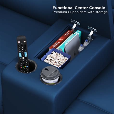 2 Seater Recliner Sofa - Luxe Motorised Recliner Sofa