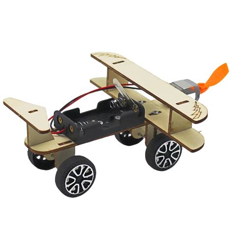 DIY Wooden Double-Wing Glider Plane Kit – MDF Biplane for Kids